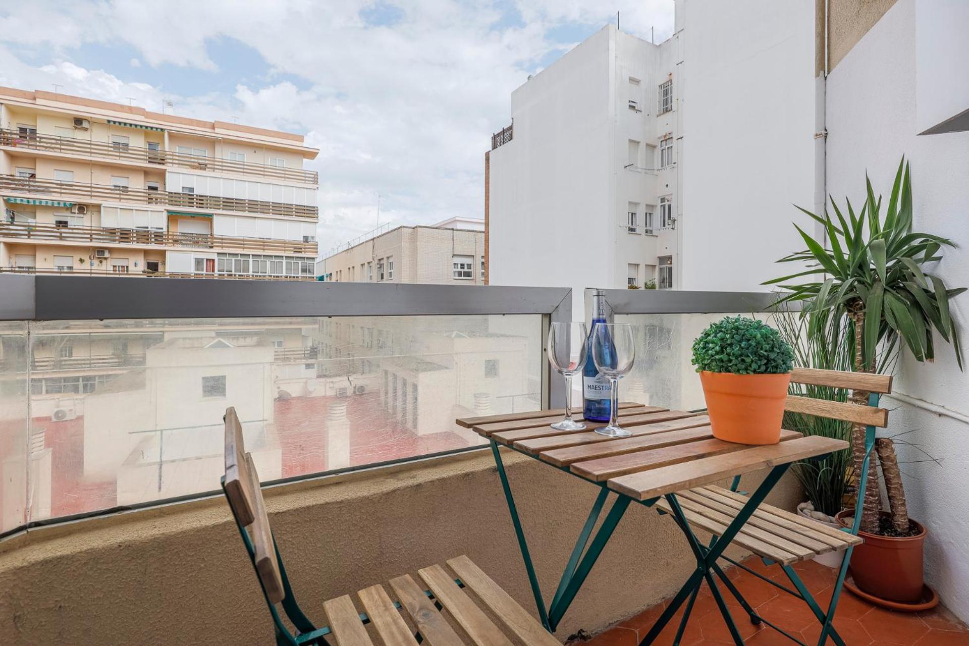 Un Respiro En Playa Victoria 1 Hab Y Salón Con Sofa Cama Apartamento
