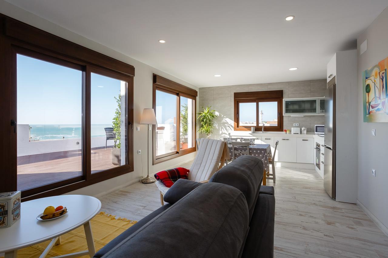 Atico Full Balcony By Cadiz4rentals Apartment Cadiz